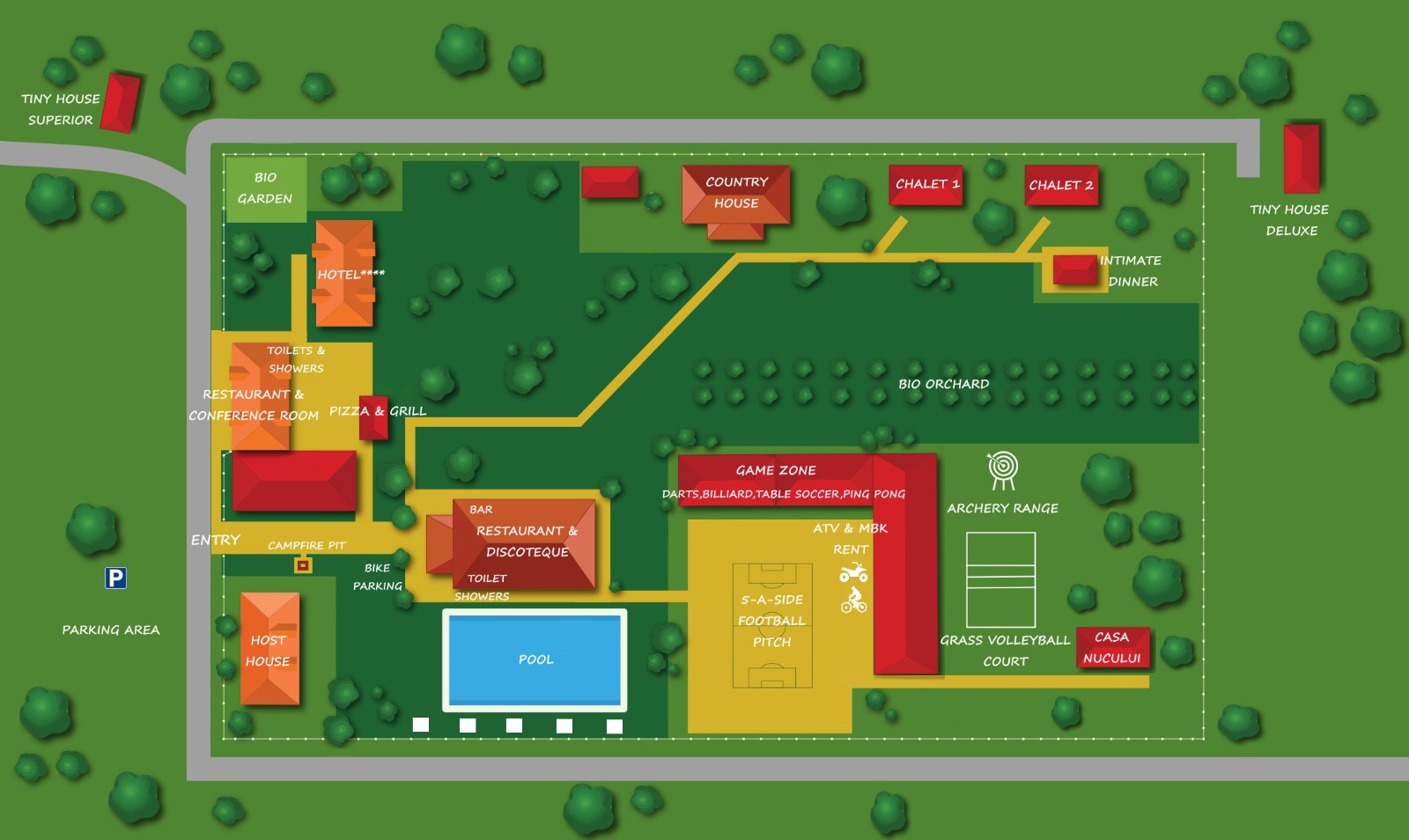 Agrovillage Resort Map