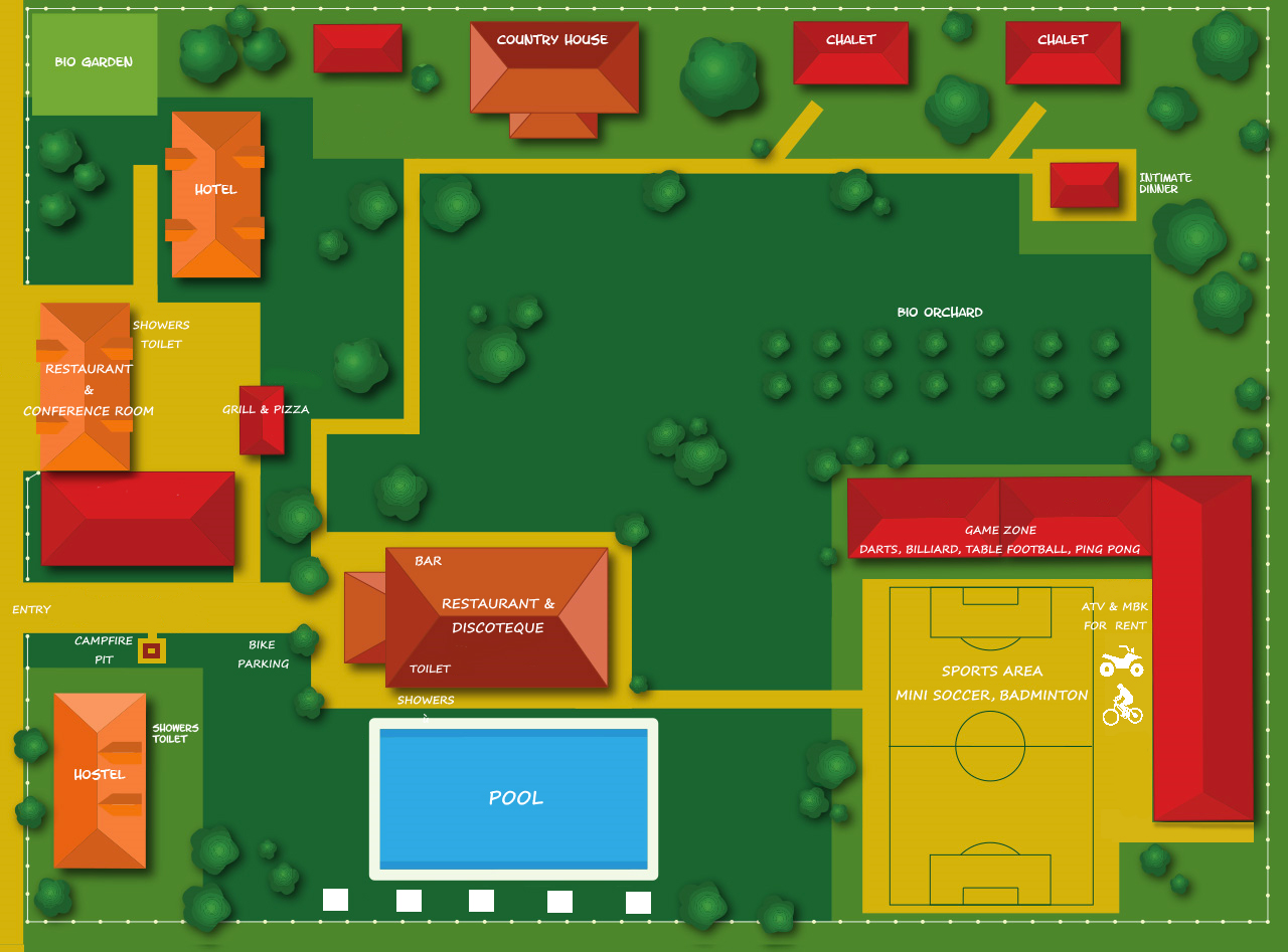 Agro Village Resort Map